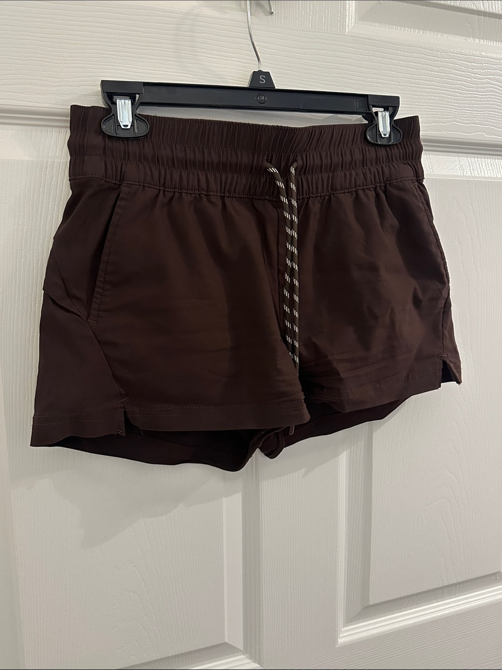 Avalanche Dark Brown Athletic Drawstring Shorts